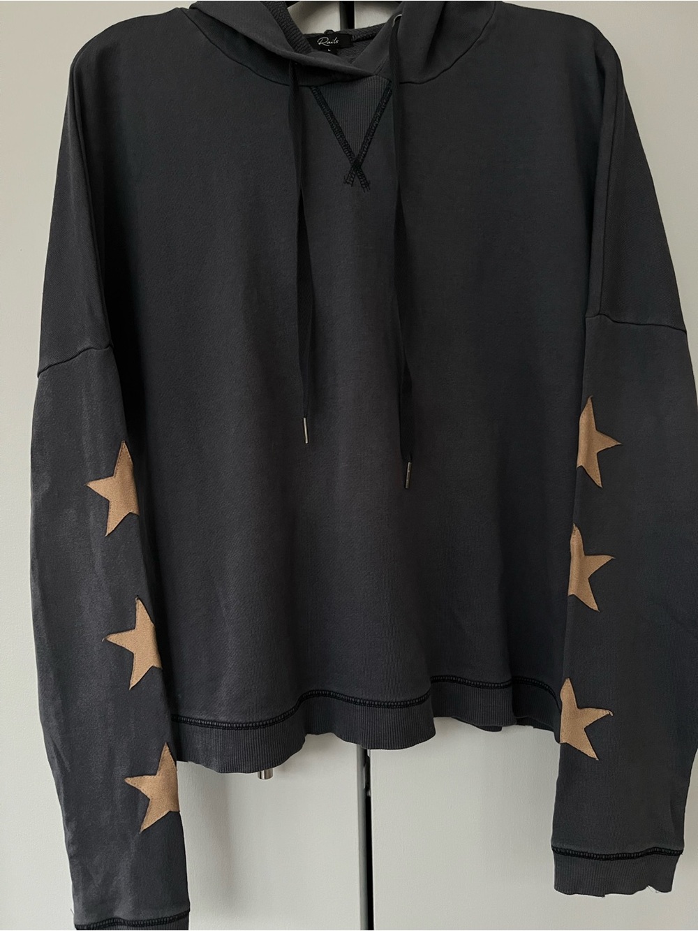 RAILS Turner Hoodie Sweatshirt Charcoal Quiet luxury soft fall cozy casual